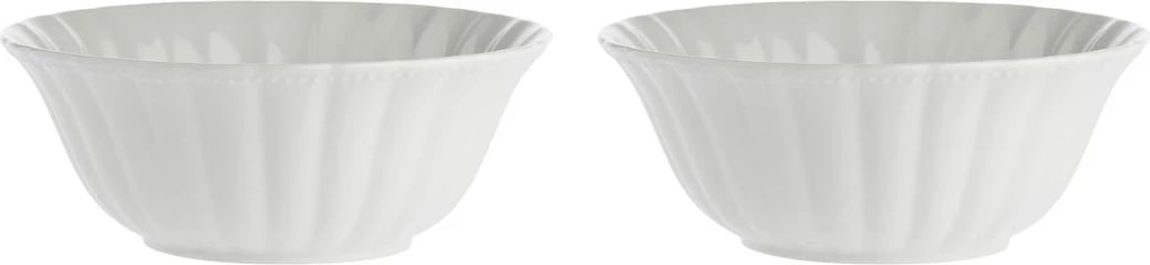 Set 2 tasë sallate LA PORCELLANA BIANCA Ducale, 23 cm, Bardhë