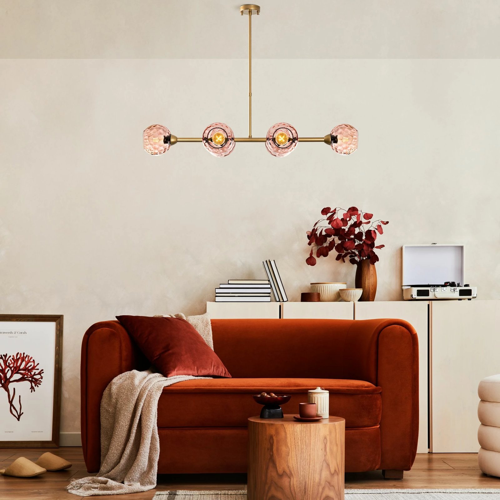 Llambadar Opviq, Benek - 15, rozë dhe ar, 103x40x74 cm Llambadar Opviq, Benek - 15, rozë dhe ar, 103x40x74 cm