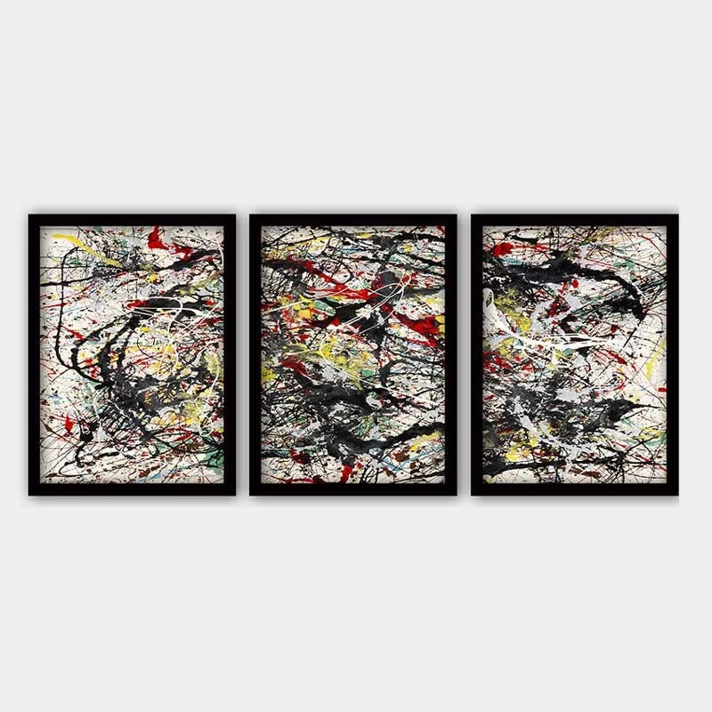 Pikturë dekorative me kornizë (3 copë), Wallity, 3SC_UN1438755097_3545