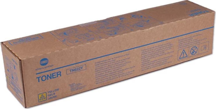 Toner Konica Minolta TN-622Y A5E7250 rendiment deri 24,000 faqe verdhë