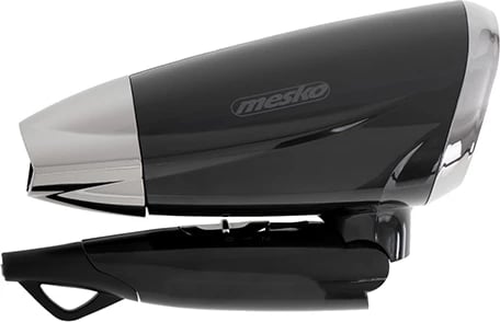 Tharëse flokësh, Mesko (Adler), MS2264, 1400W, palosshme, 2 nivele temperaturë dhe shpejtësie, e zezë me pjesë dekorative krom