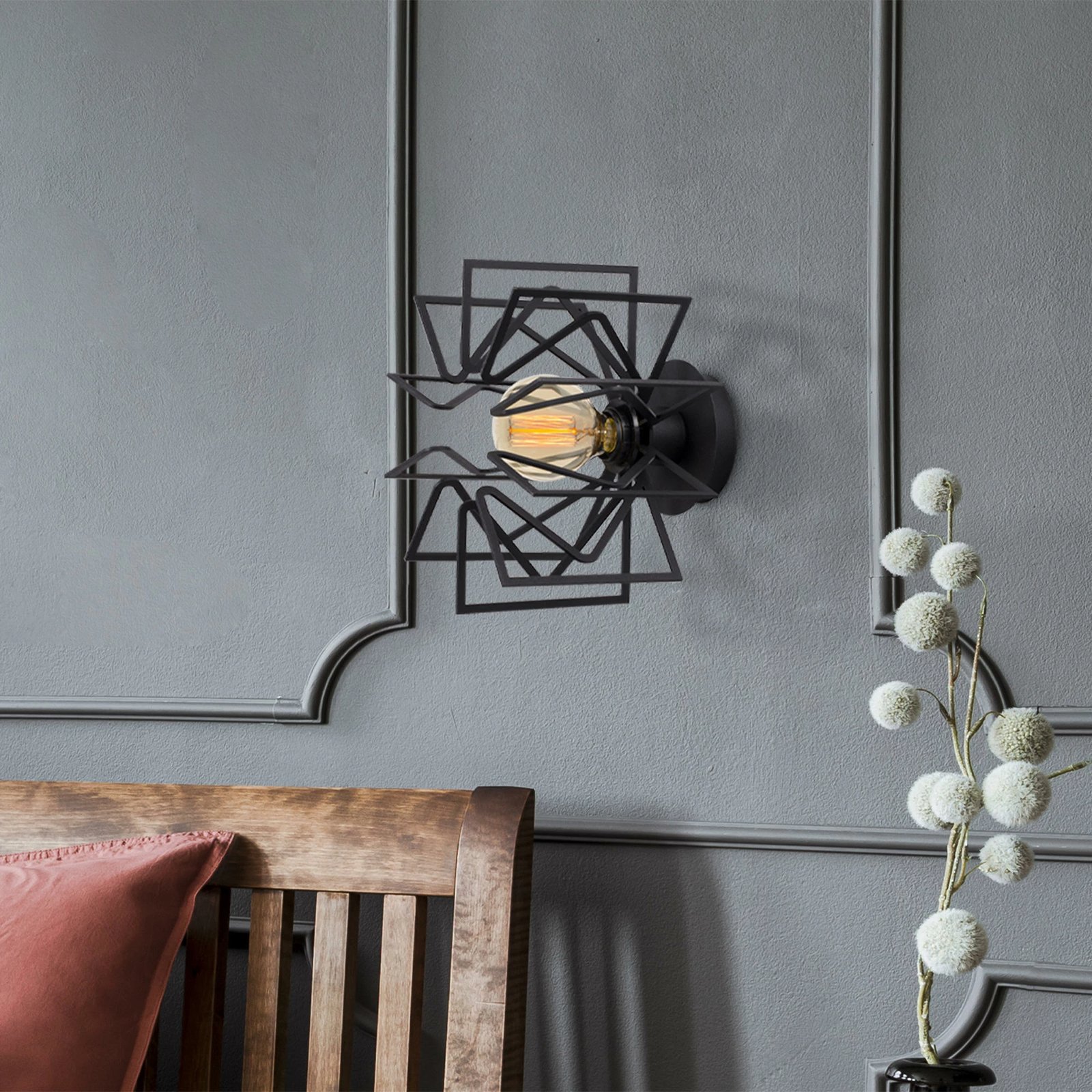 Llambë muri Opviq, Nemrut - N-953, metal i zi