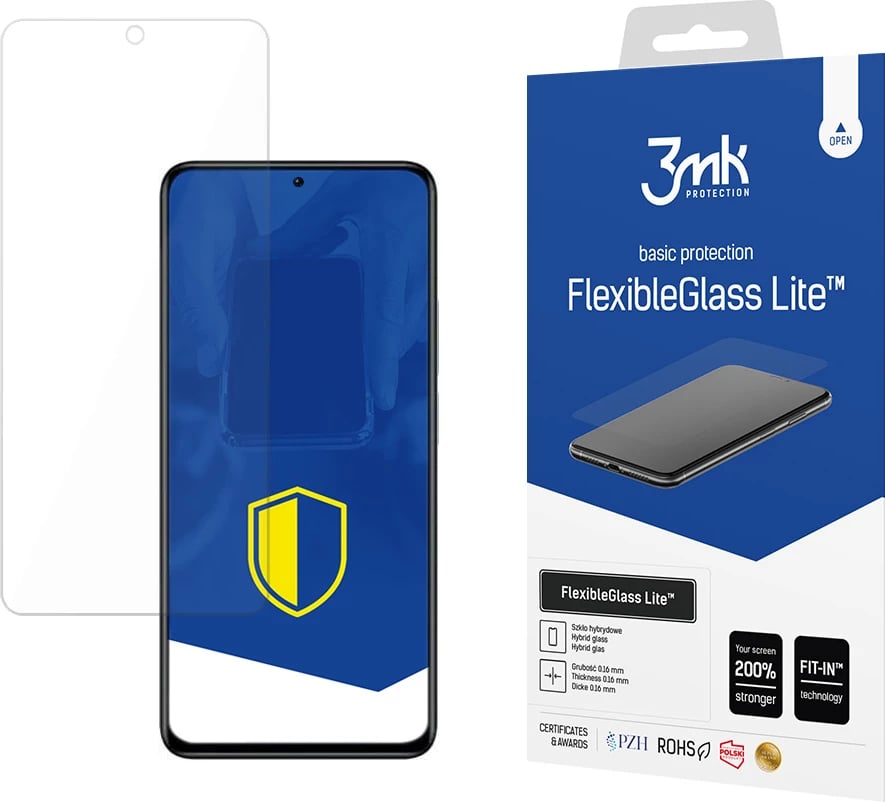 Xham mbrojtës FlexibleGlass Lite për Xiaomi Redmi Note 11 Pro, 3mk Protection, Transparent