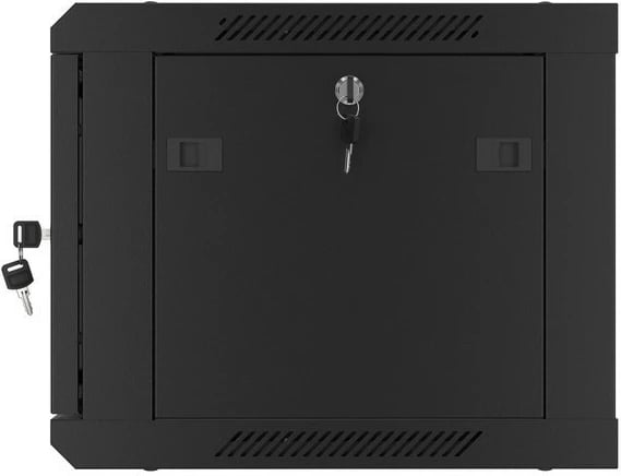 Kasë rrjeti Lanberg WF01-6406-00B, 6U, 600x450 mm, e zezë, për mur