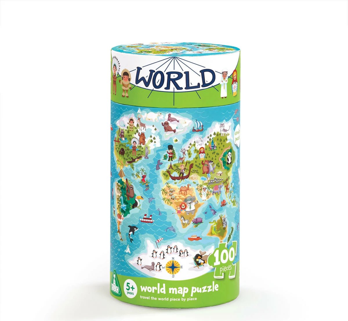 Early Learning Centre World Map 100 Piece Jigsaw Puzzle