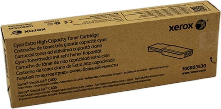 Toner Xerox 106R03530 extra high capacity 8000 faqe për VersaLink C400/C405, Cyan