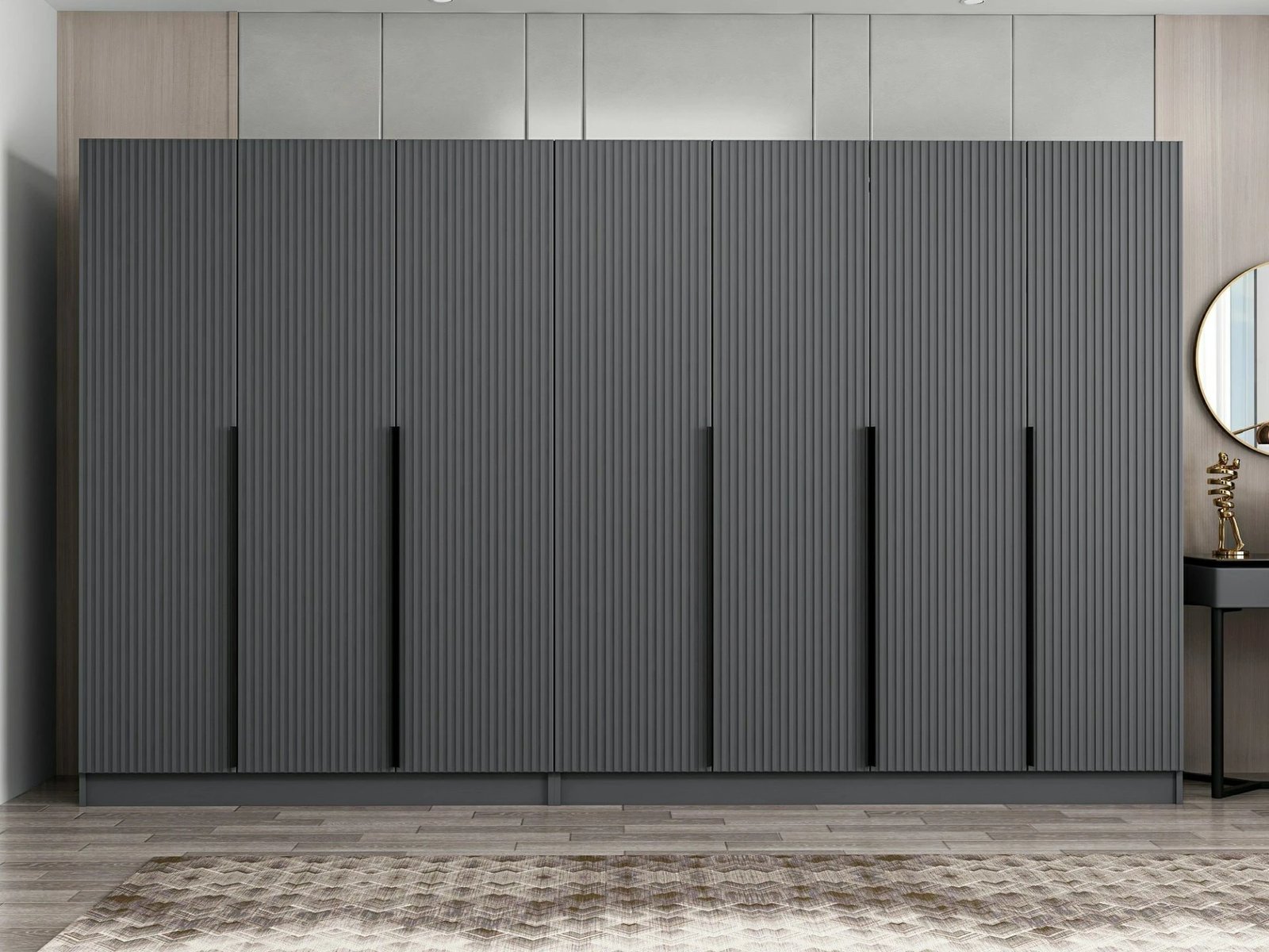 Dollap Skye Decor, anthracit, Kale Plus - 7779