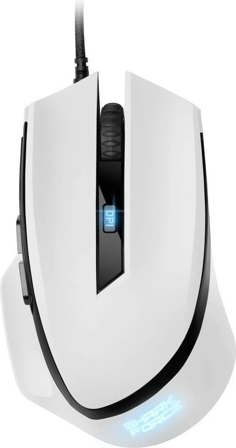 Maus Sharkoon SHARK Force II, 4200 DPI, e bardhë