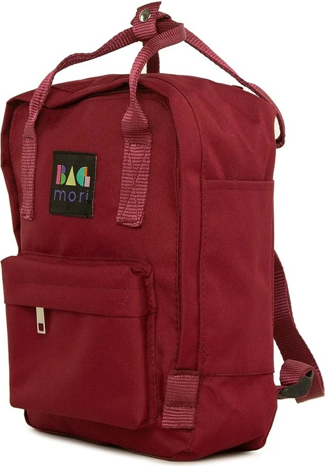 Çantë shpine mini, material parashute, ngjyrë e kuqe Claret, Zoozie Bags, 7858 - 88973