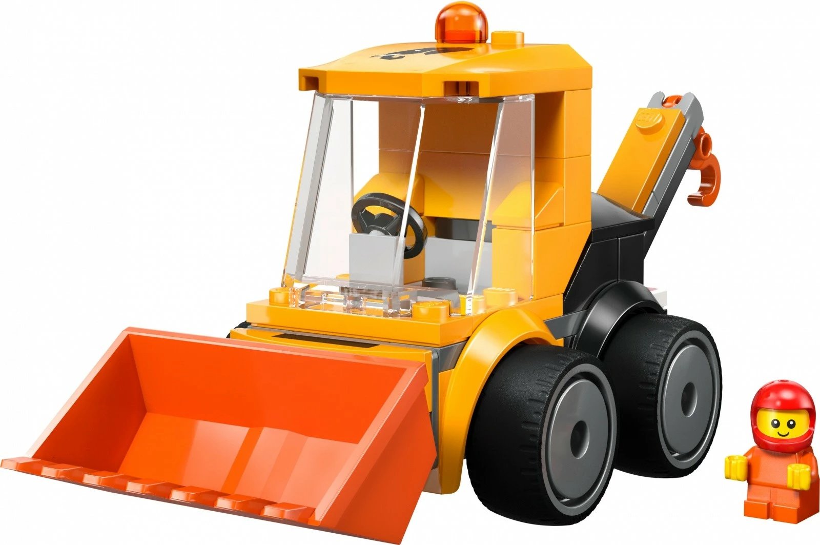 Set blloqe, LEGO City 60483 Wheel Loader, 61 pjesë, për moshat 5+, plastikë