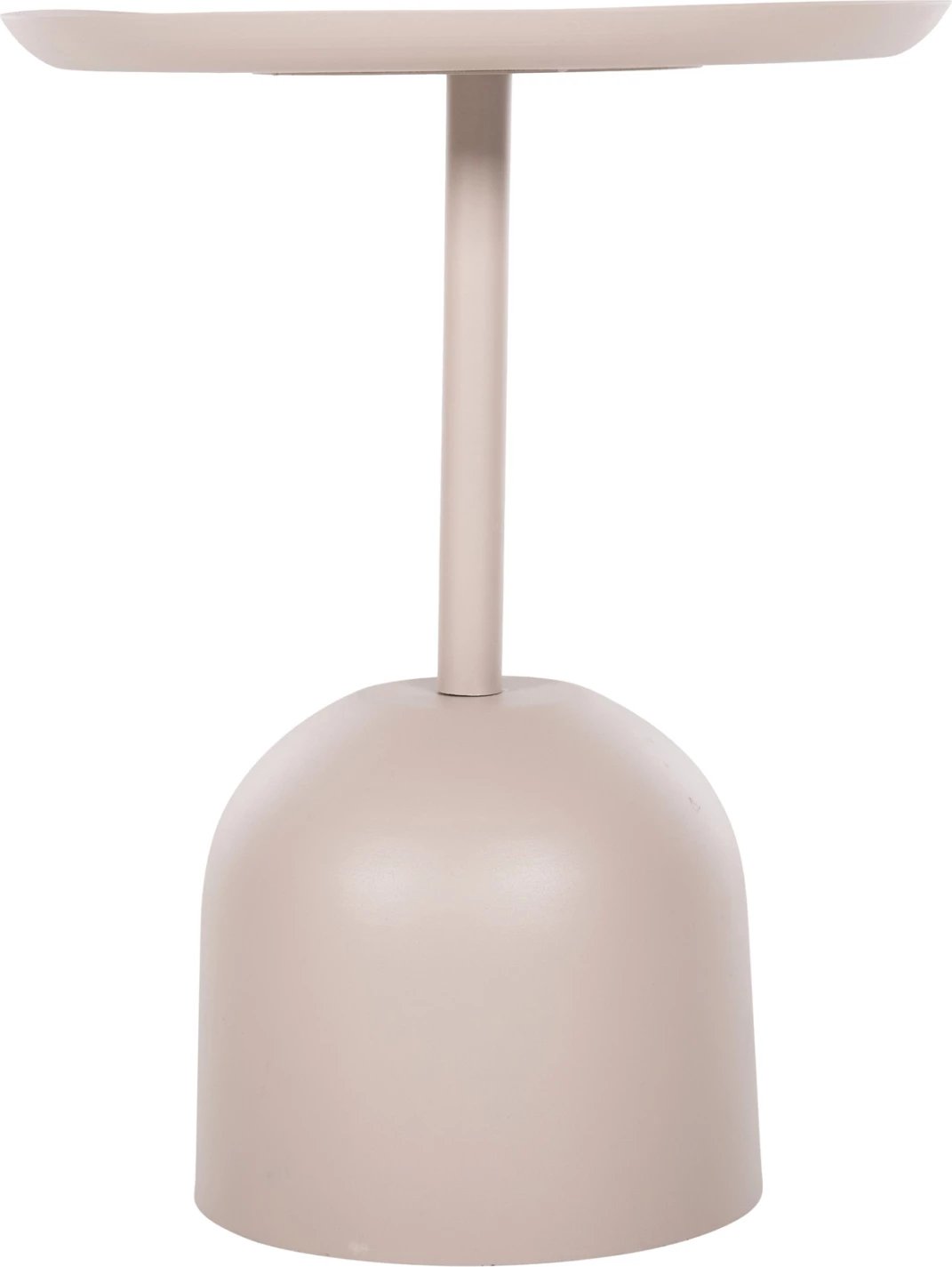 Tavolinë anësore DELBEL, metal ecru, FH4265.10, 45.5x58.5cm