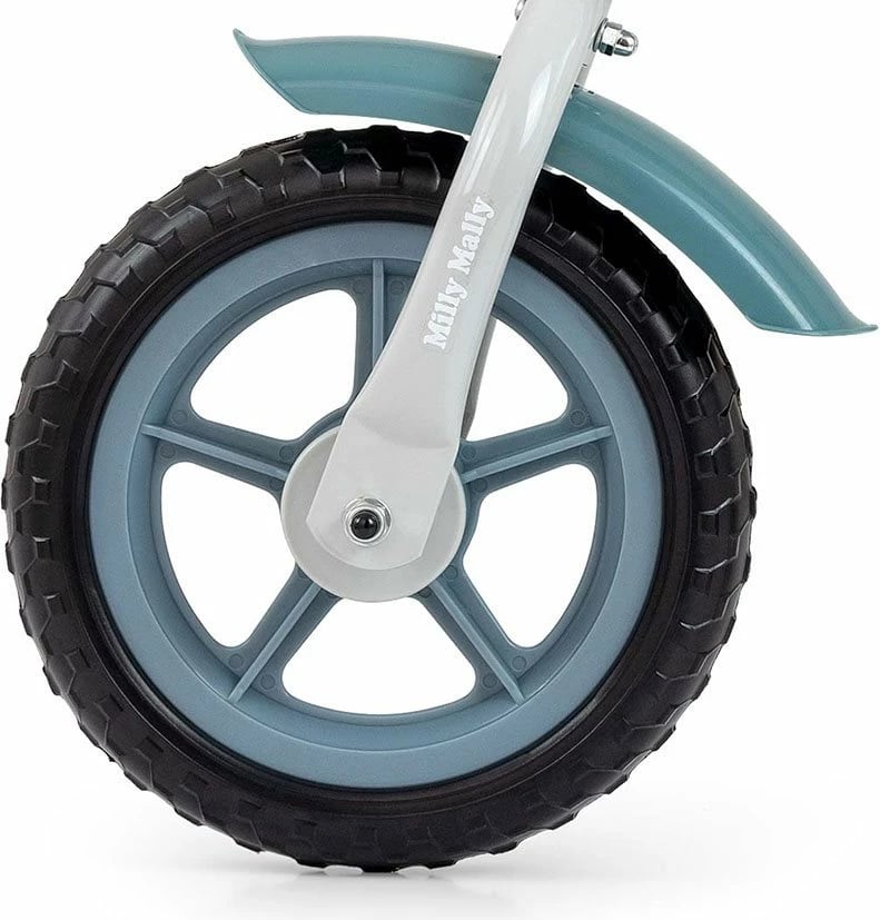 Biçikletë balancuese fëmijësh, MILLY MALLY Dragon, rrota 10", konstruksion çeliku i lehtë, gri