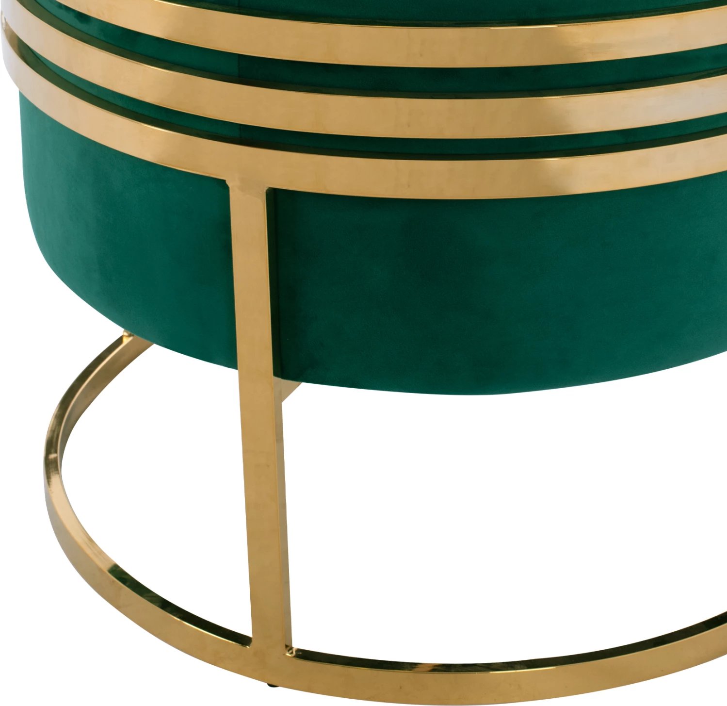 Karrige TIANA me kornizë metali të artë dhe shpinë të ulët, FH8738.03