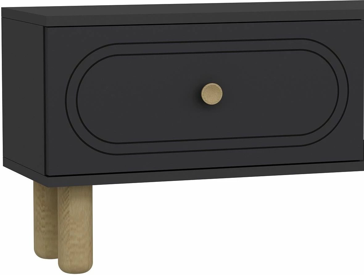 Komodë TV Skye Decor, oxhak Polen Bohem, antracit