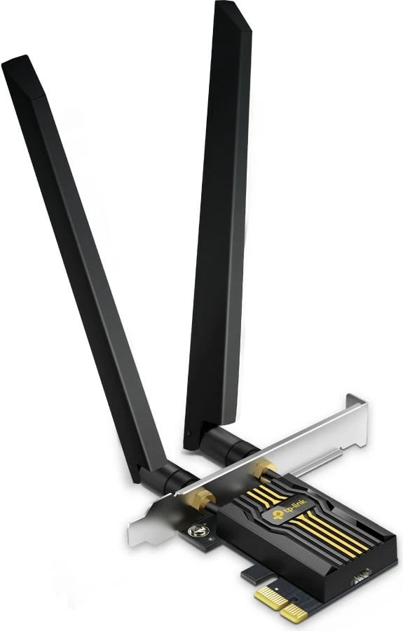 Kasë rrjeti TP-Link Archer TBE400E, PCI Express, Wi-Fi 5, Bluetooth, E zezë