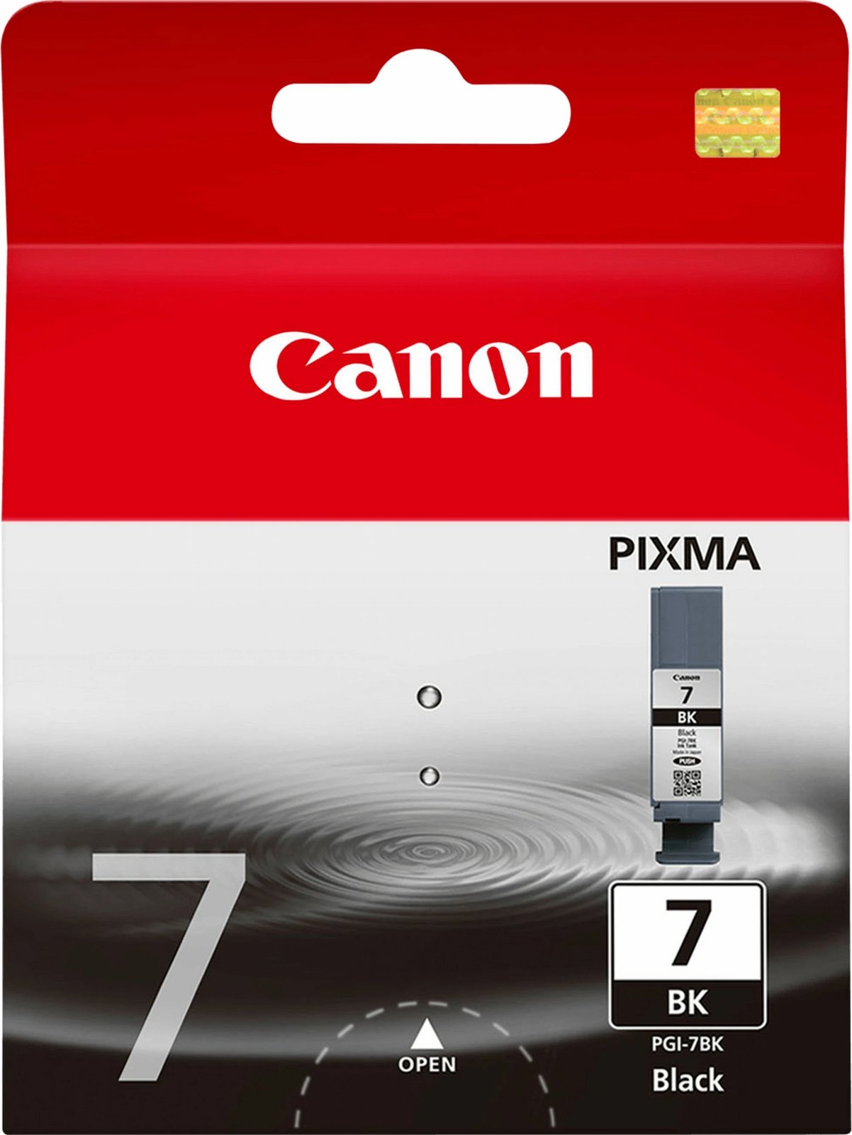 Toner Canon PGI-7BK, i zi, pigment, për PIXMA