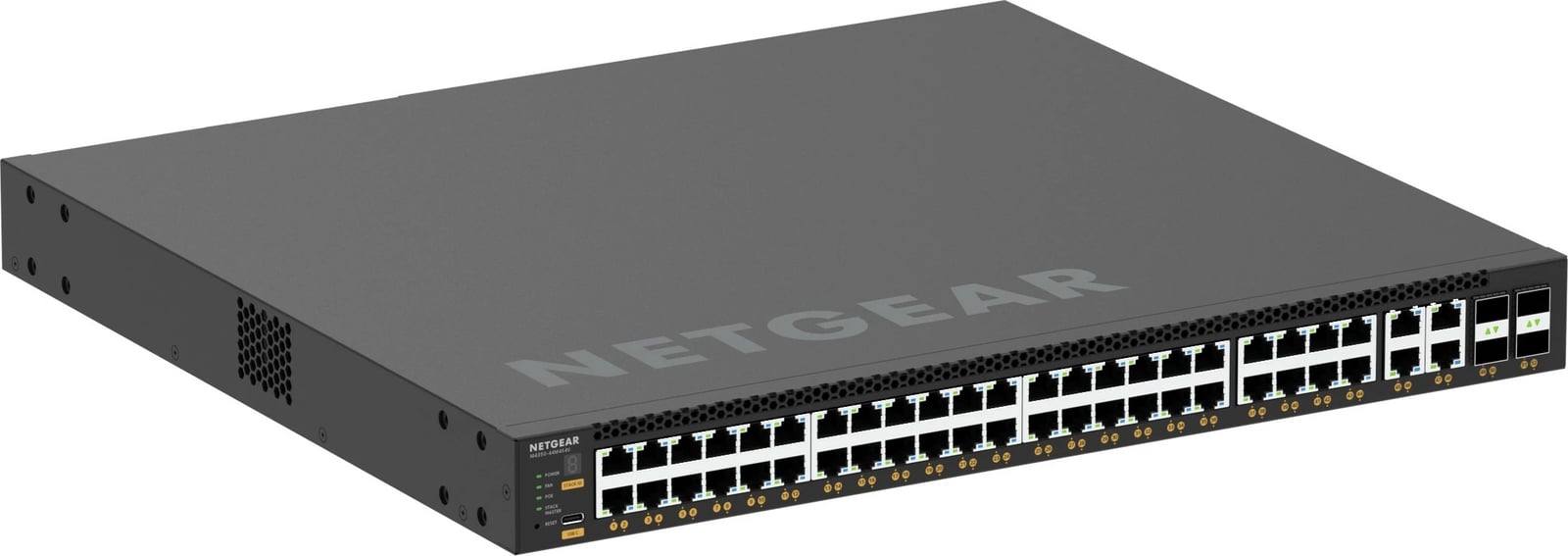 Switch NETGEAR M4350-44M4X4V, Managed, L3, 2.5G Ethernet, PoE, Rack mounting