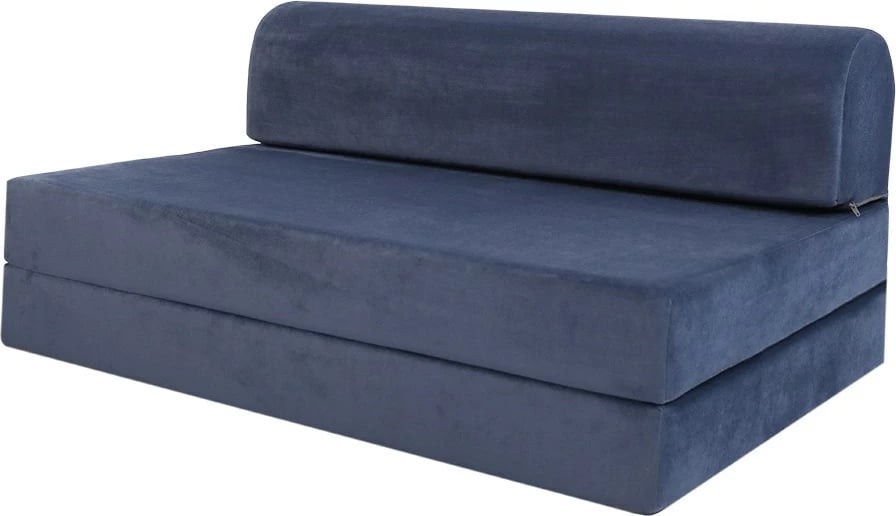 Divan-krevat dy vendësh, kadife blu, Atelier del Sofa, Magic