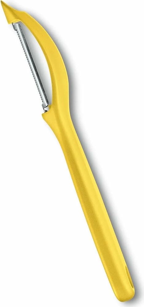 Qëruese univerzale Victorinox, me çelik inox, e dhëmbëzuar, e verdhë
