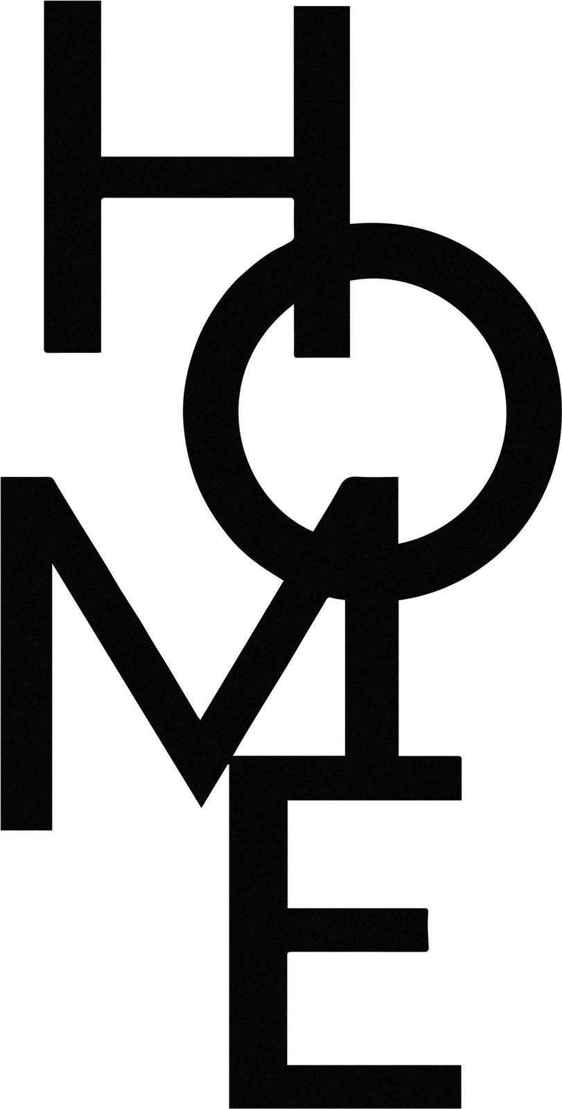 Aksesor dekorativ metalik për mur, Wallity, Home 5, ngjyrë e zezë, 34.5x68cm