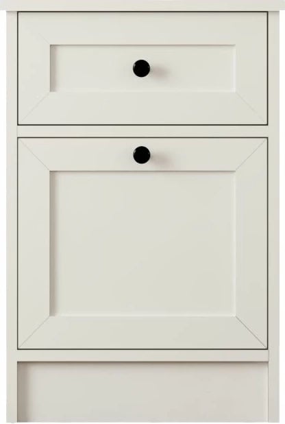 Komodinë nate Skye Decor, Rb-168-03, ngjyrë e bardhë mat