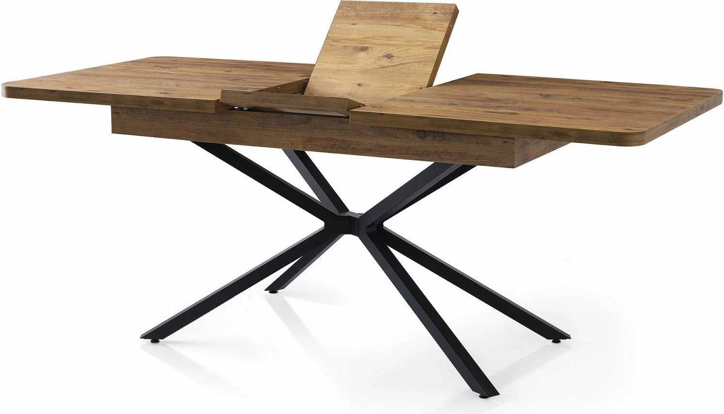 Tavolinë ngrënie me zgjatje, ngjyrë kafe, Skye Decor, Falcon - 2961