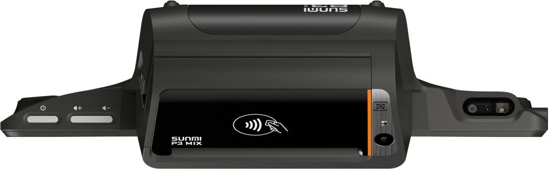 Terminal pagesash Sunmi P3 Mix, 4 GB RAM, 32 GB ROM, printer termik, 10.1", i zi/portokalli