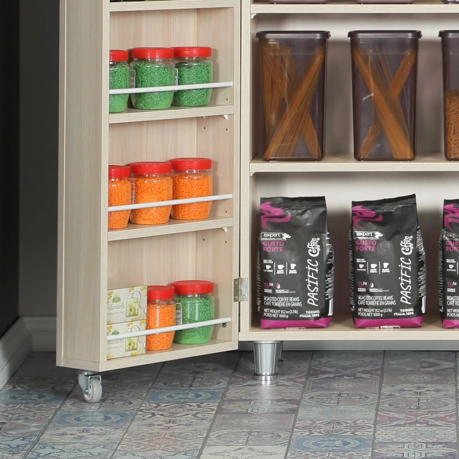 Dollap multifunksional, ngjyrë lisi e çelët, Hanah Home Guzzo