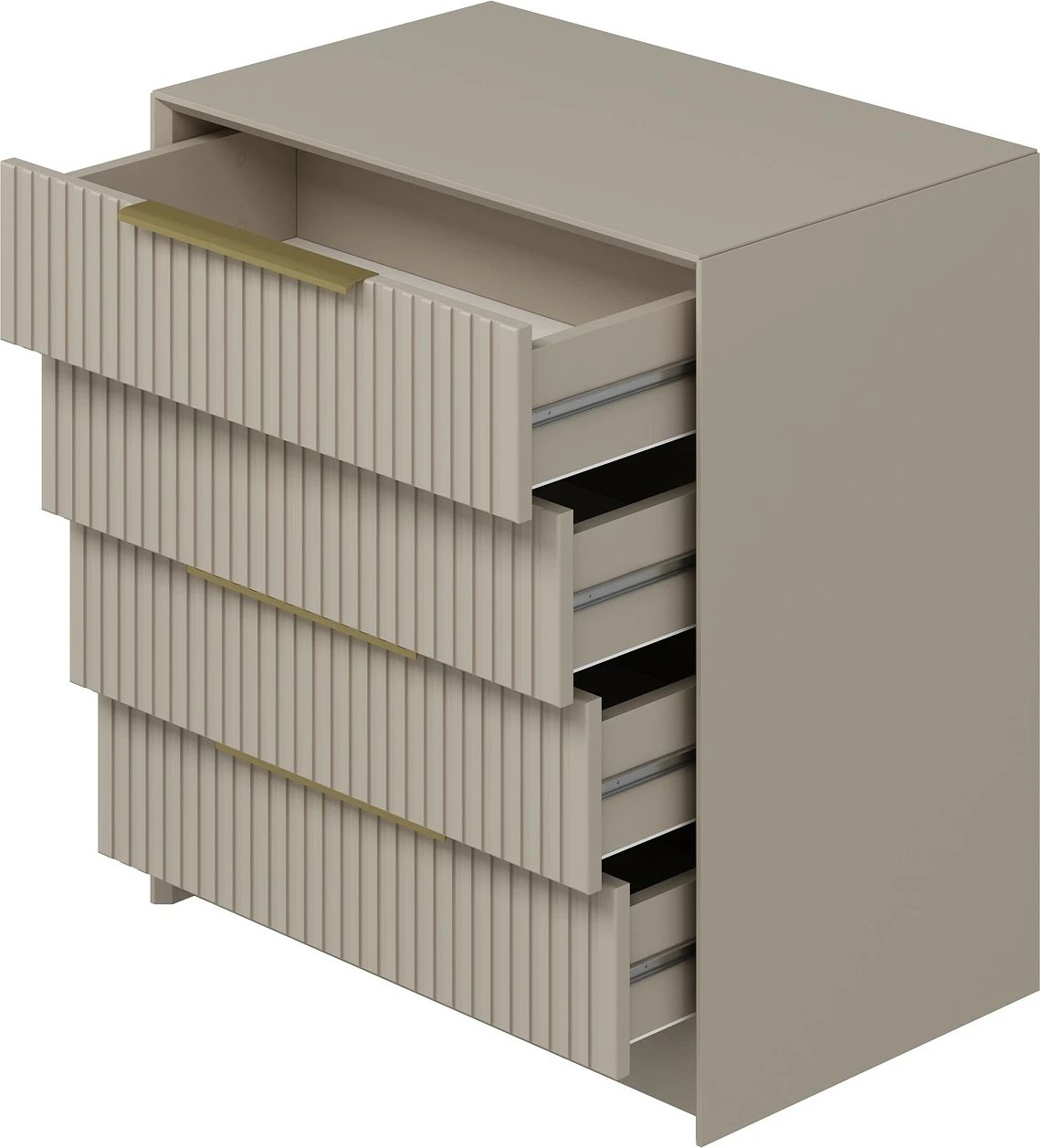 Komodë Hanah Home, Kale Luxe, ngjyrë guri, 7939