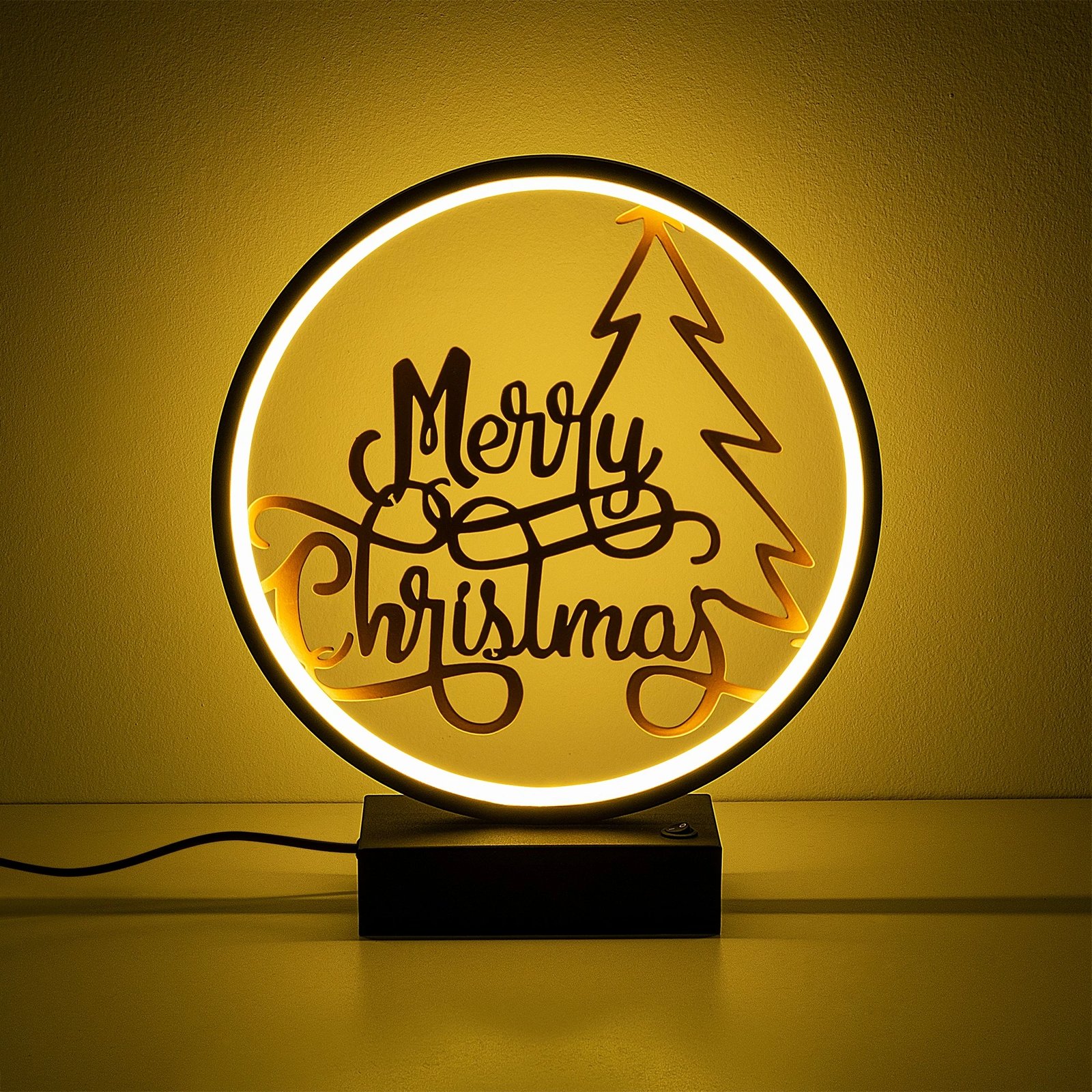 Llambë tavoline Opviq, XMAS2, e zezë dhe bakri
