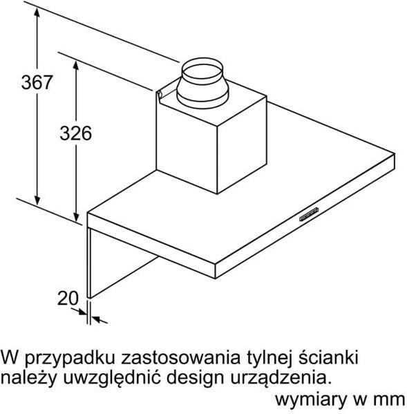 Aspirator kuzhine Bosch DWB66BC60, i integruar, 60 cm, i zi
