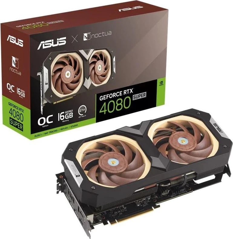 Kartë grafike ASUS GeForce RTX 4080 SUPER NOCTUA Edition OC, 16GB DLSS 3
