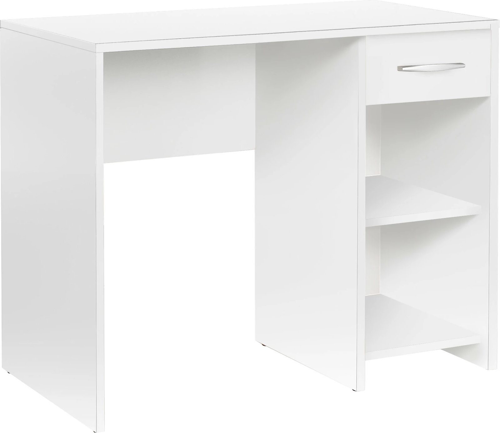 Tavolinë studimi, ngjyrë e bardhë, Hanah Home, Cms-505-Bb-1