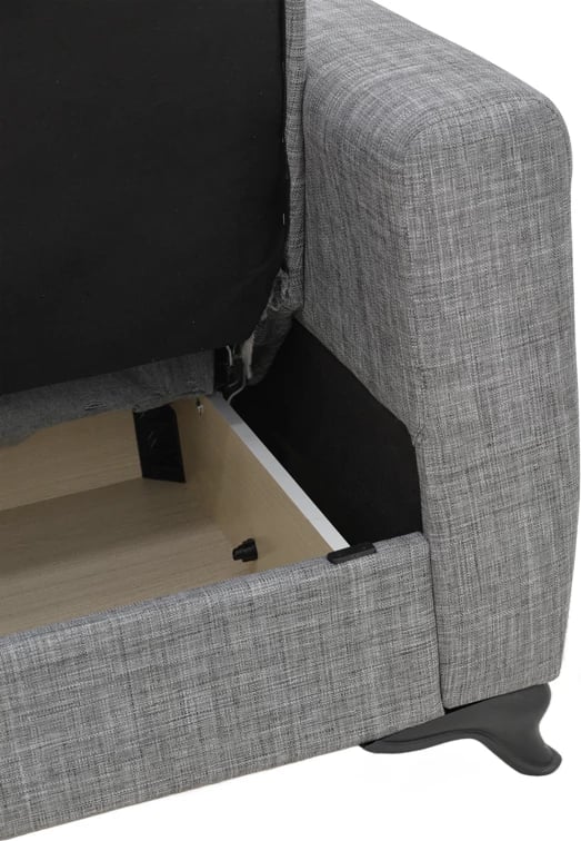 Set dhome ndeje 2 pjesë Modesto, ngjyrë gri