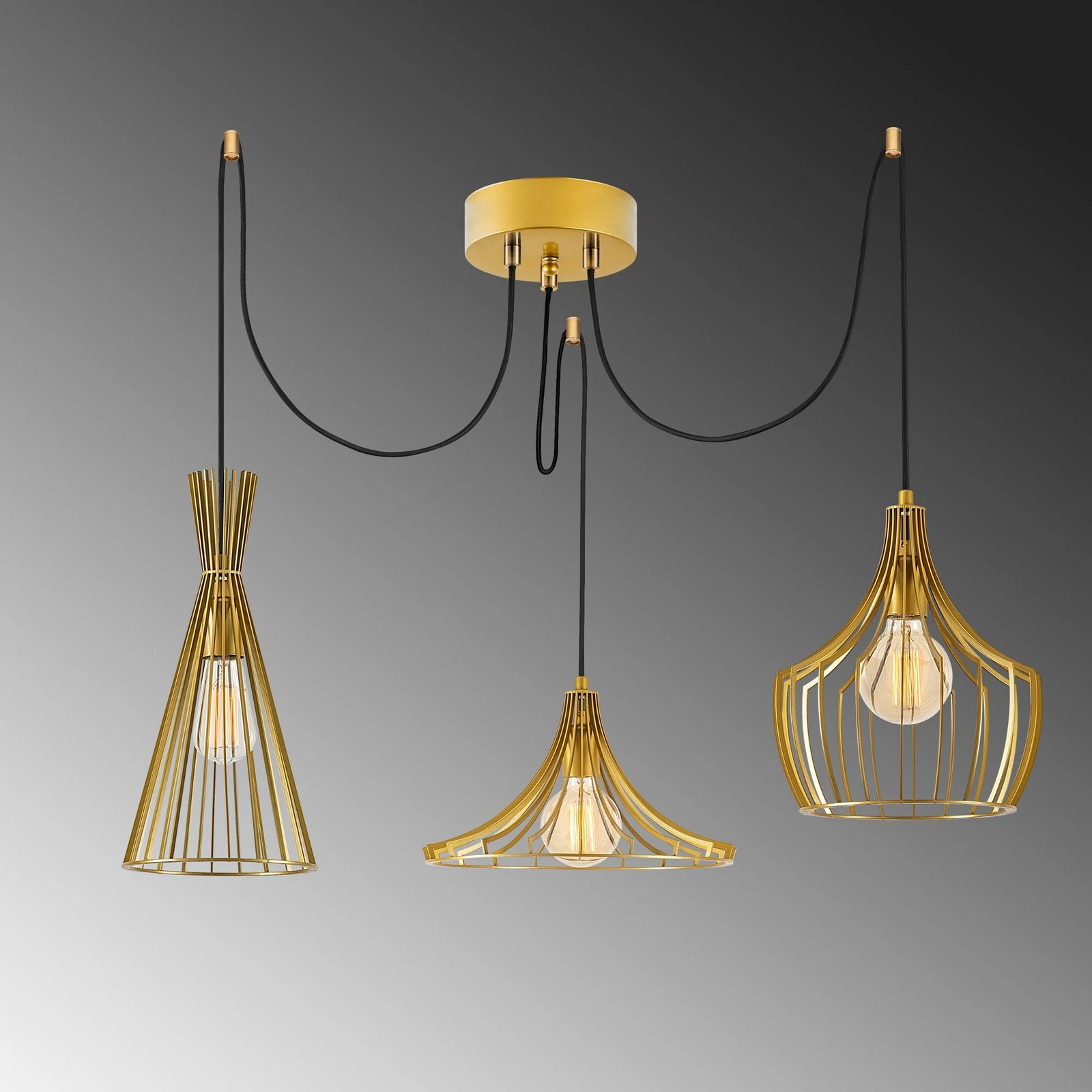 Llambë tavani Opviq, Mezopotamya, ngjyrë ari, N-1293