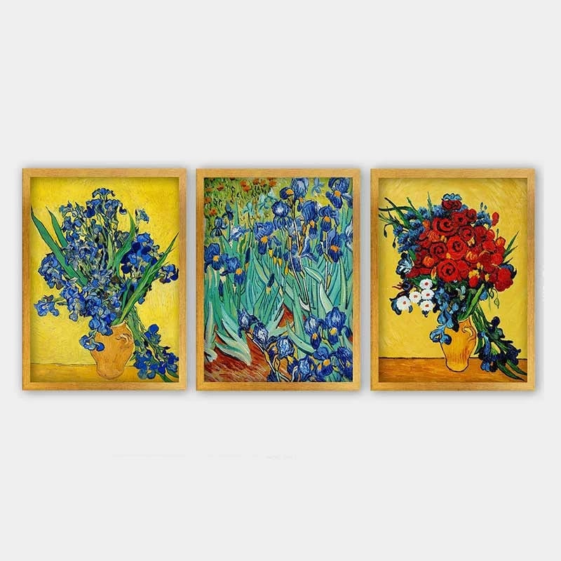 Set pikturash dekorative me kornizë, shumëngjyrëshe, 3 pjesë, Wallity, 3AC_UN4879652_3545