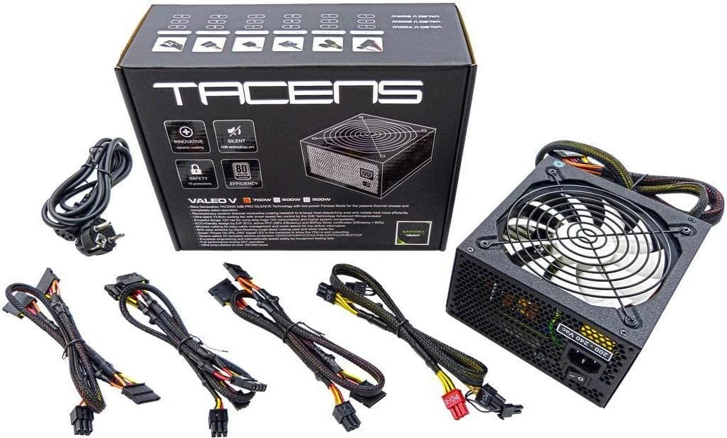Furnizues energjie TACENS VALEO V 800M, 800W, ATX 3.1, PCIe 5.1, i zi