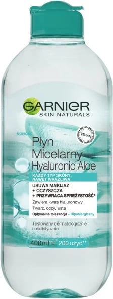 Ujë micelar për femra Garnier Hyaluronic Aloe, 400ml
