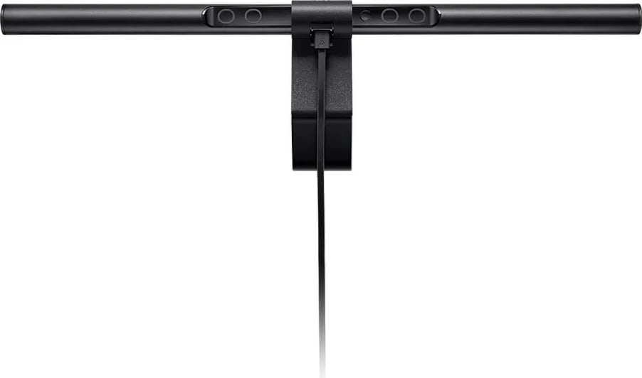 Dritë shirit monitori, BenQ, ScreenBar CLIP 9H.W42WT.EQ2, USB-C 5V/1A, 15 nivele ndriçimi me sensor automatik, e zezë