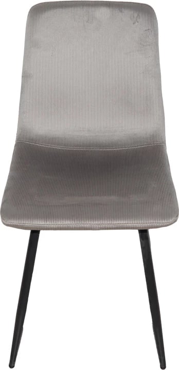 Set tavoline me karrige Balou-Grato, 5 copë, e zezë-gri, D120x73cm