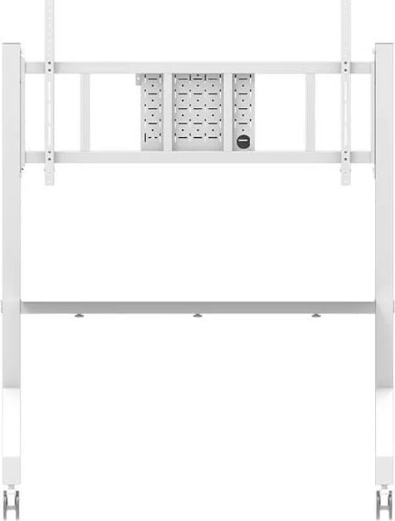 Stendë/karrocë mobile TV/monitor Neomounts MOVE Go XL FL50-575WH1, për 65-110", 125 kg, rregullim lartësie, rafte pajisjesh, e bardhë