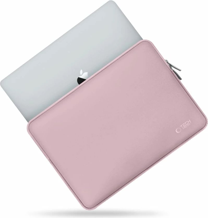 Kasë laptopi Tech-Protect NeoSlim 13-14 inç me çantë aksesorësh, Rozë