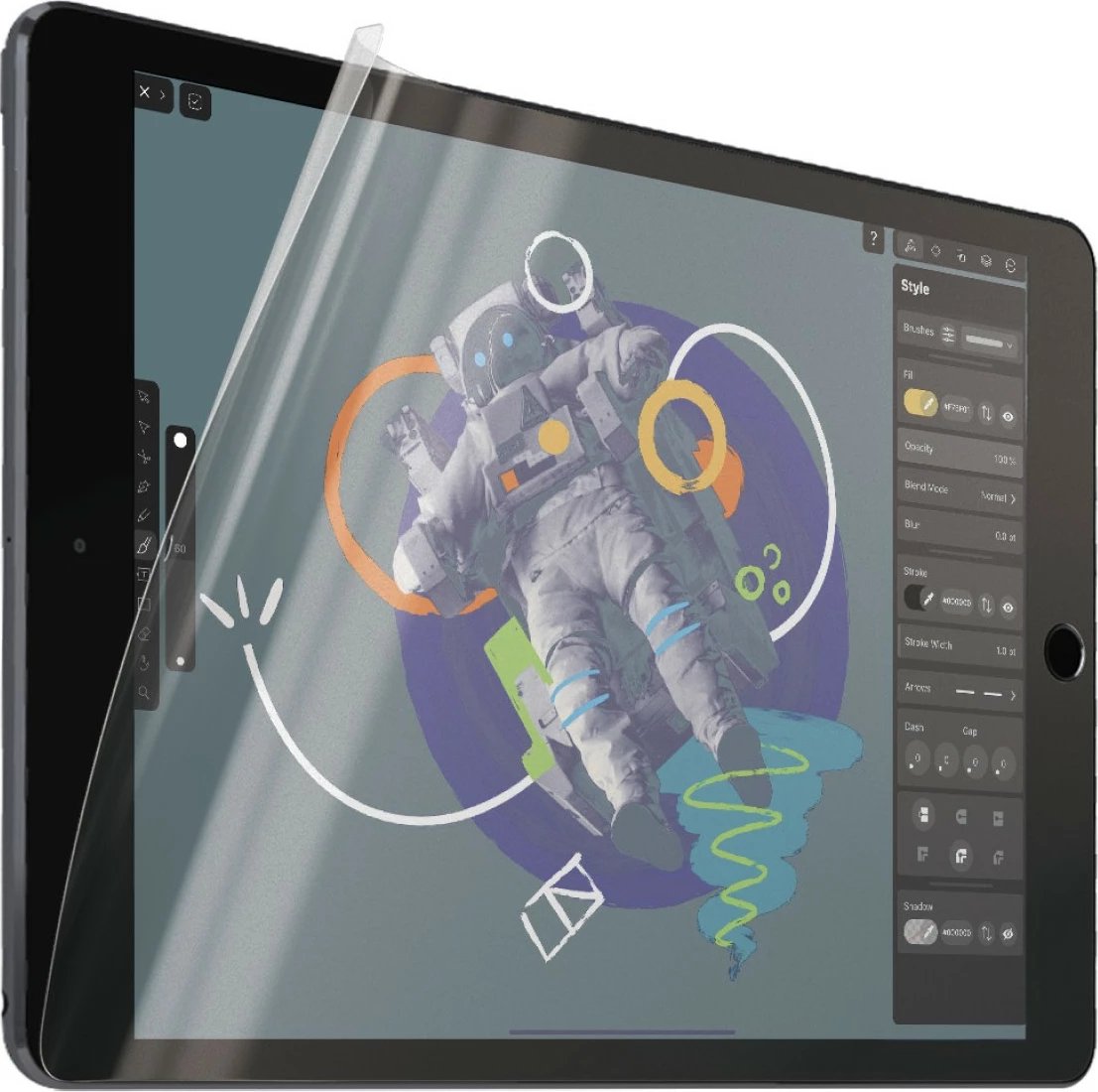Mbrojtës ekrani PanzerGlass GraphicPaper për iPad 10.2, transparent