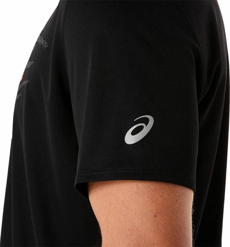 Maicë për meshkuj Asics, e zezë