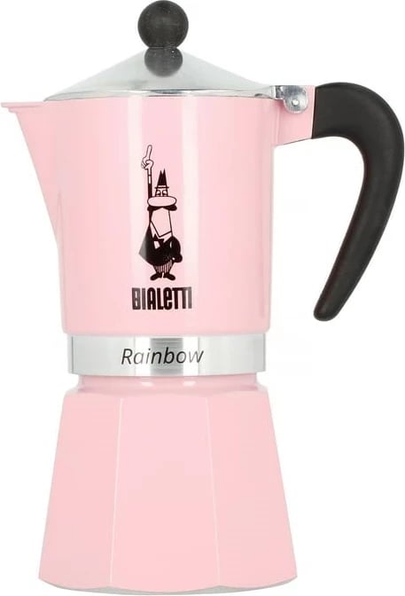 Makineri kafeje Bialetti Primavera Rainbow 6 filxhana, 300 ml, Rozë