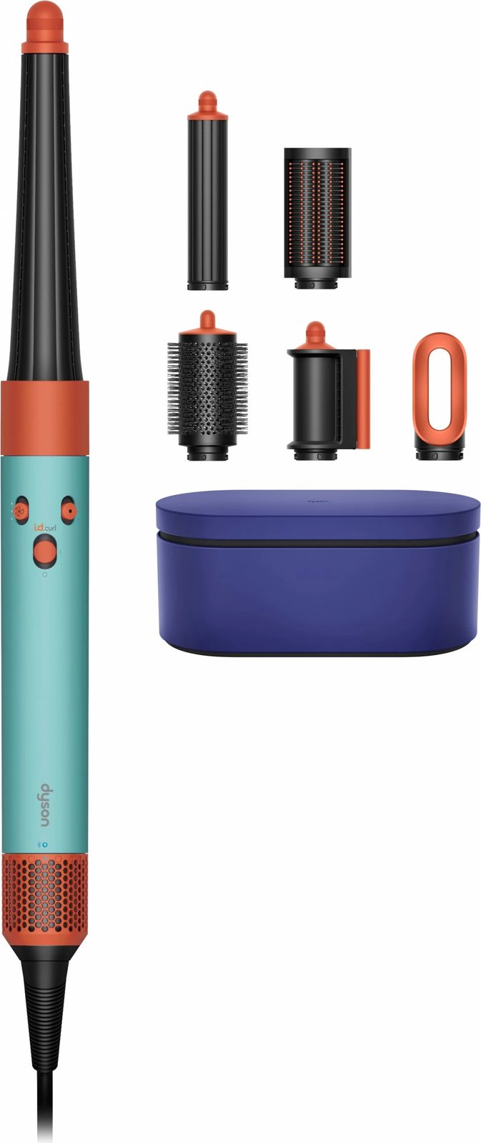 Multistyler Dyson Airwrap i.d., 220-240 V, 1300 W, Ngjyrë zezë, portokalli, teal
