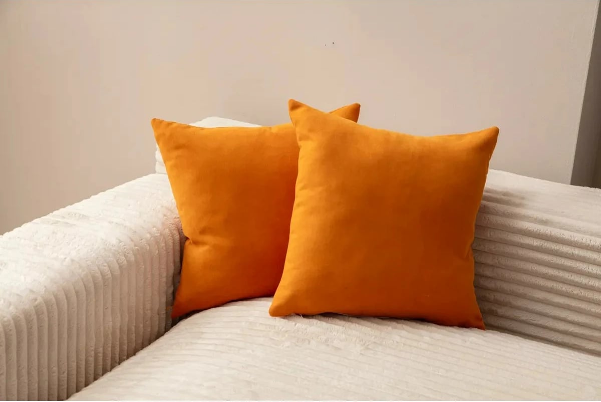Set mbulesash jastëku (2 copë), Evila Originals, portokalli