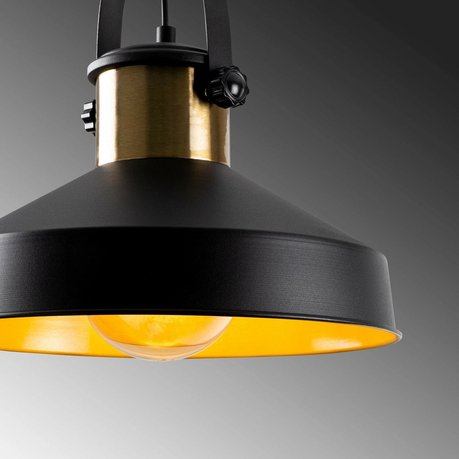 Llambë tavani Opviq Dodo - 2571, ngjyrë e zezë, 35x35cm