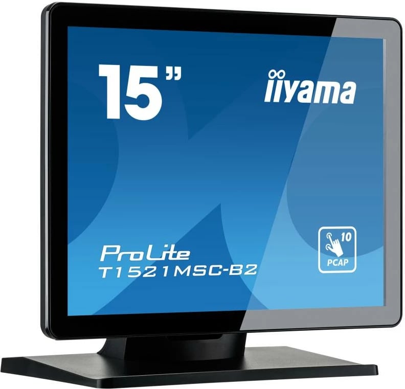Monitor me prekje iiyama ProLite T1521MSC-B2 15" TFT/LCD PCAP multitouch, i zi