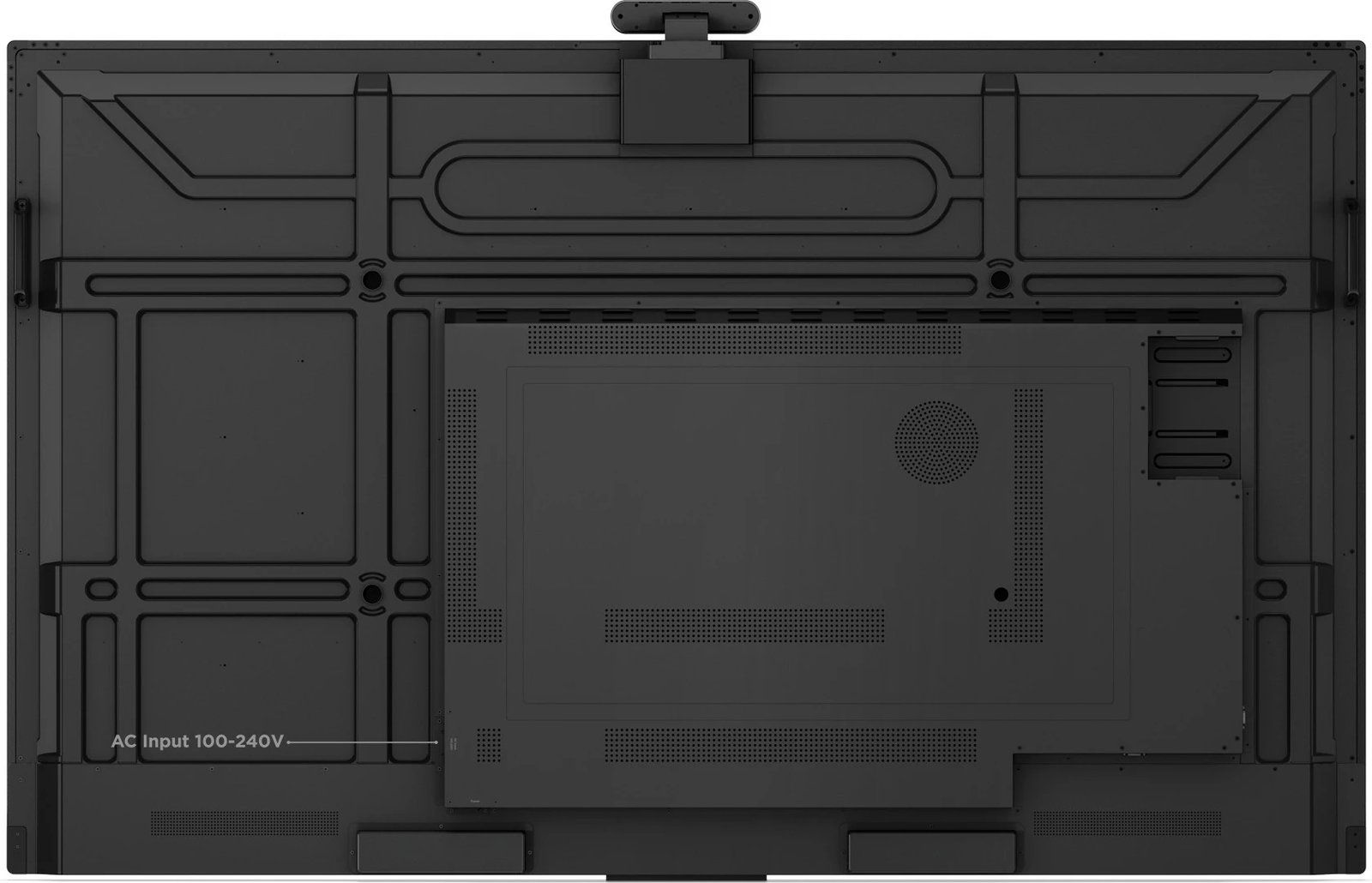 Ekran i madh interaktiv Lenovo ThinkVision T75, 75 inç, 4K Ultra HD, LED, Touchscreen, Raven Black